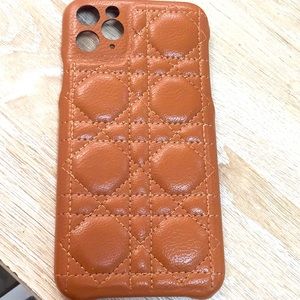 iPhone case leather